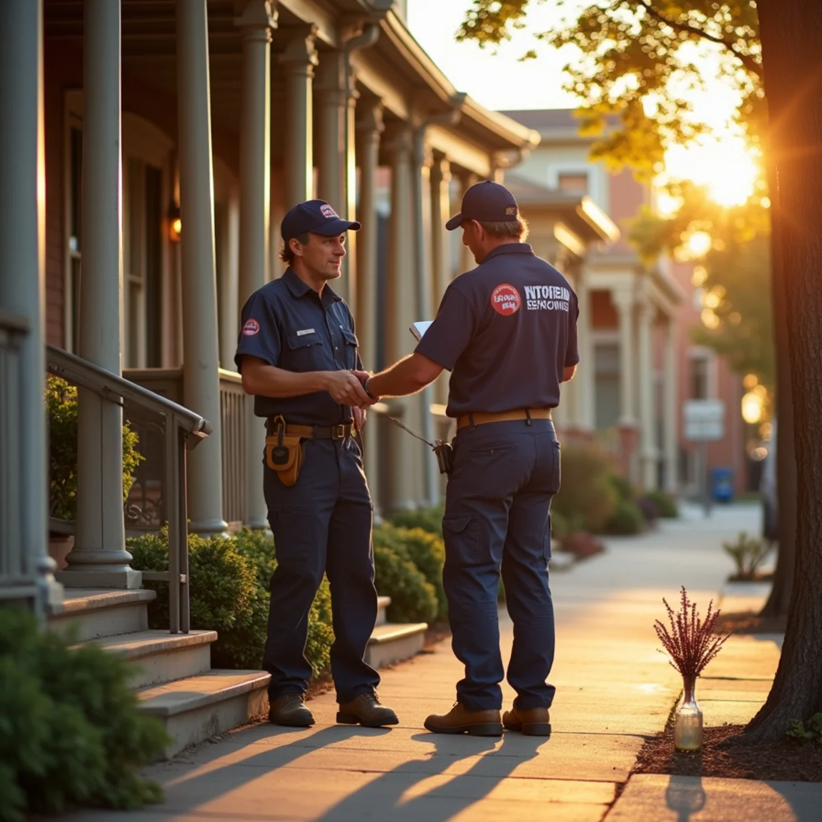 Residential street and homes in Florin, PA served by HVAC Mount Joy PA