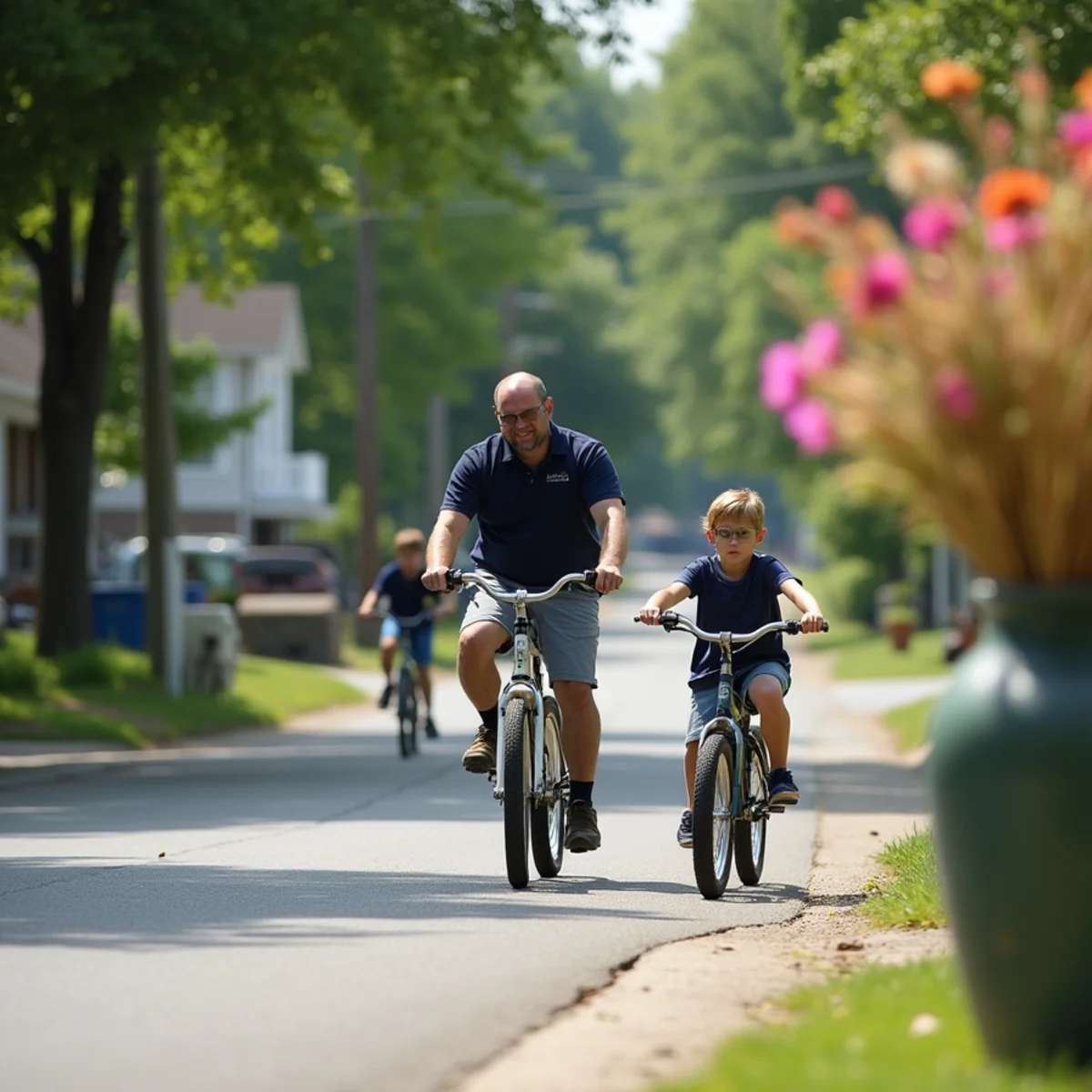 Residential street and homes in Grandview Park, PA served by HVAC Mount Joy PA