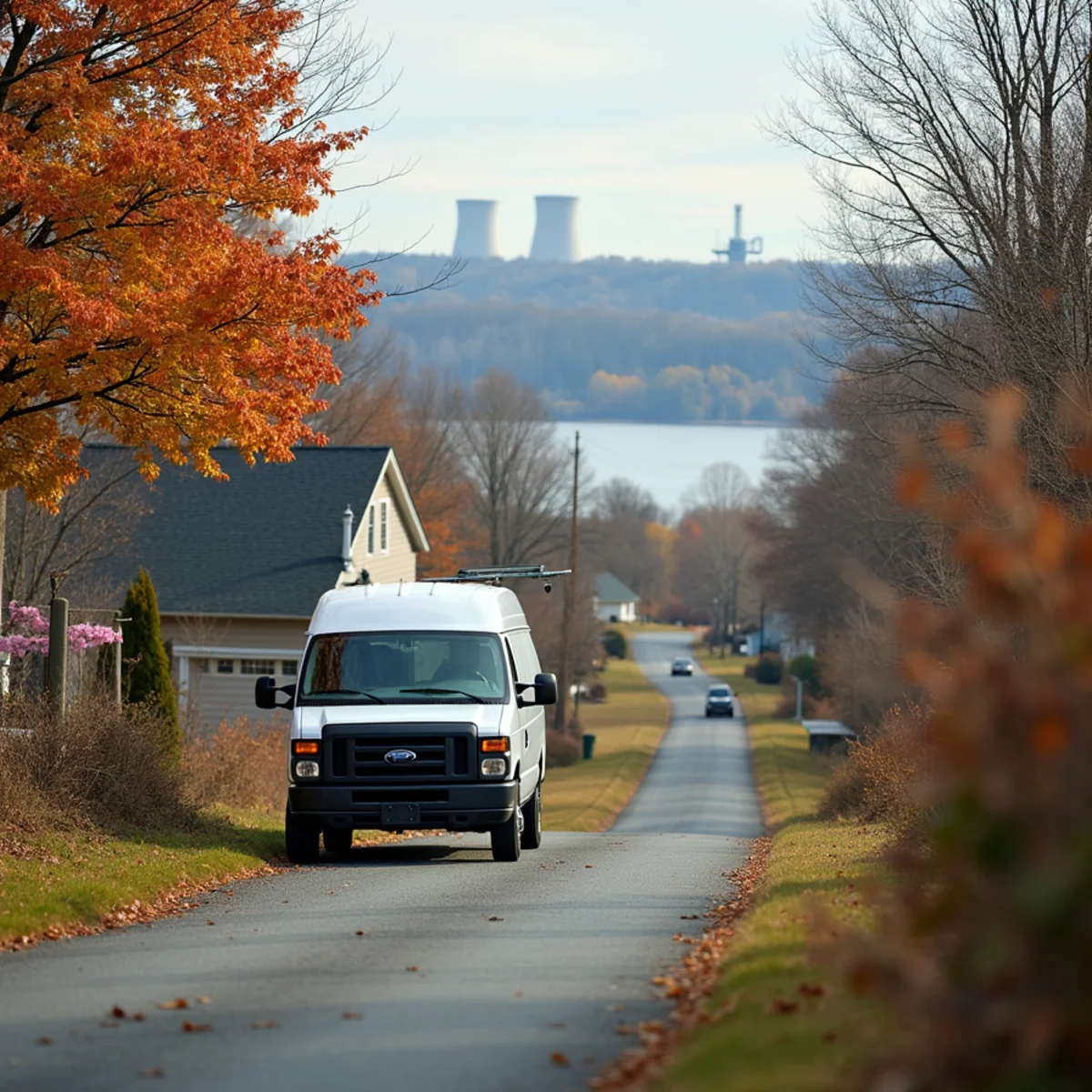 Residential street and homes in Conoy Township, PA served by HVAC Mount Joy PA