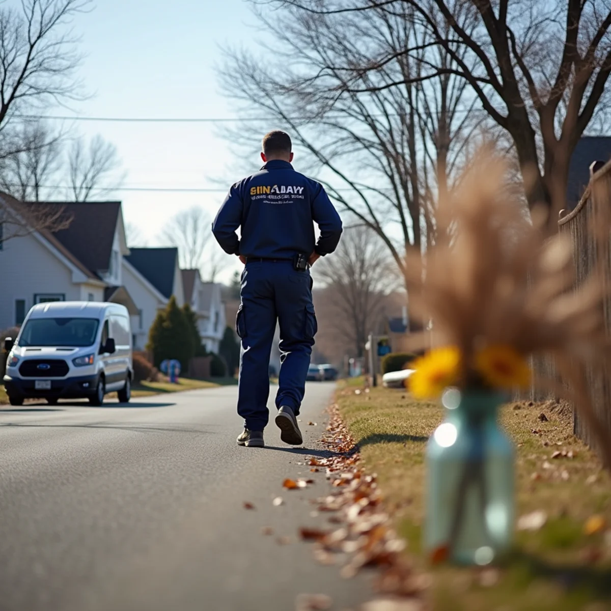 Residential street and homes in Denver, PA served by HVAC Mount Joy PA