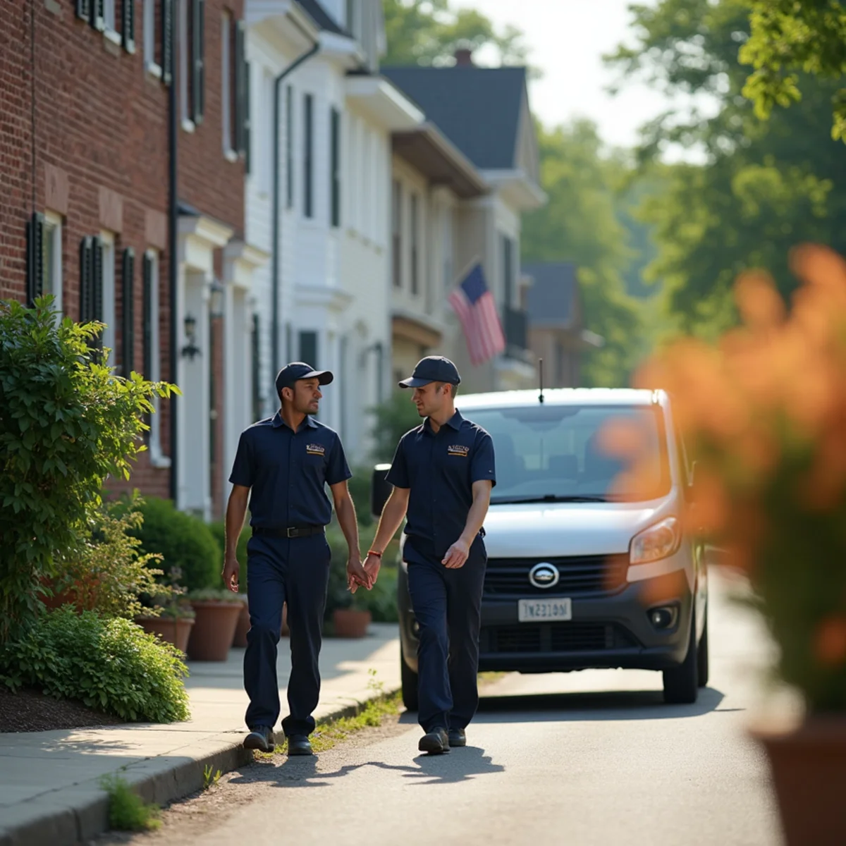 Residential street and homes in Ephrata, PA served by HVAC Mount Joy PA