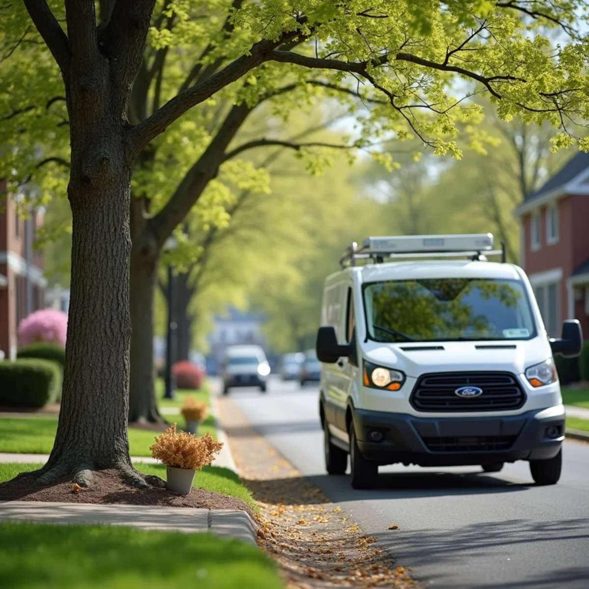 Residential street and homes in Landisville, PA served by HVAC Mount Joy PA