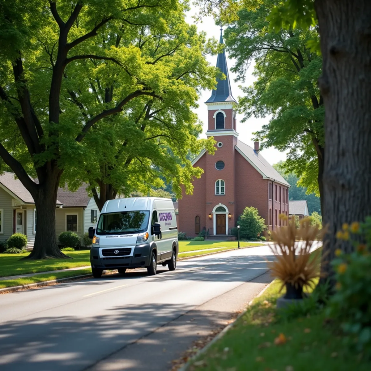 Residential street and homes in Maytown, PA served by HVAC Mount Joy PA