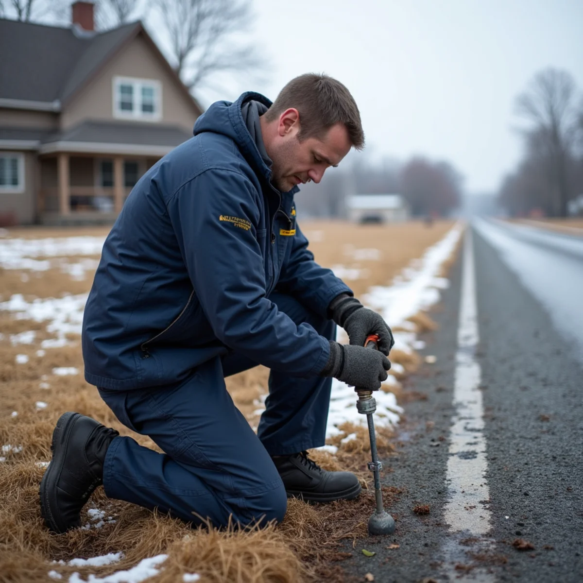 HVAC Mount Joy PA technician providing HVAC service at a home in Mount Joy Township, PA