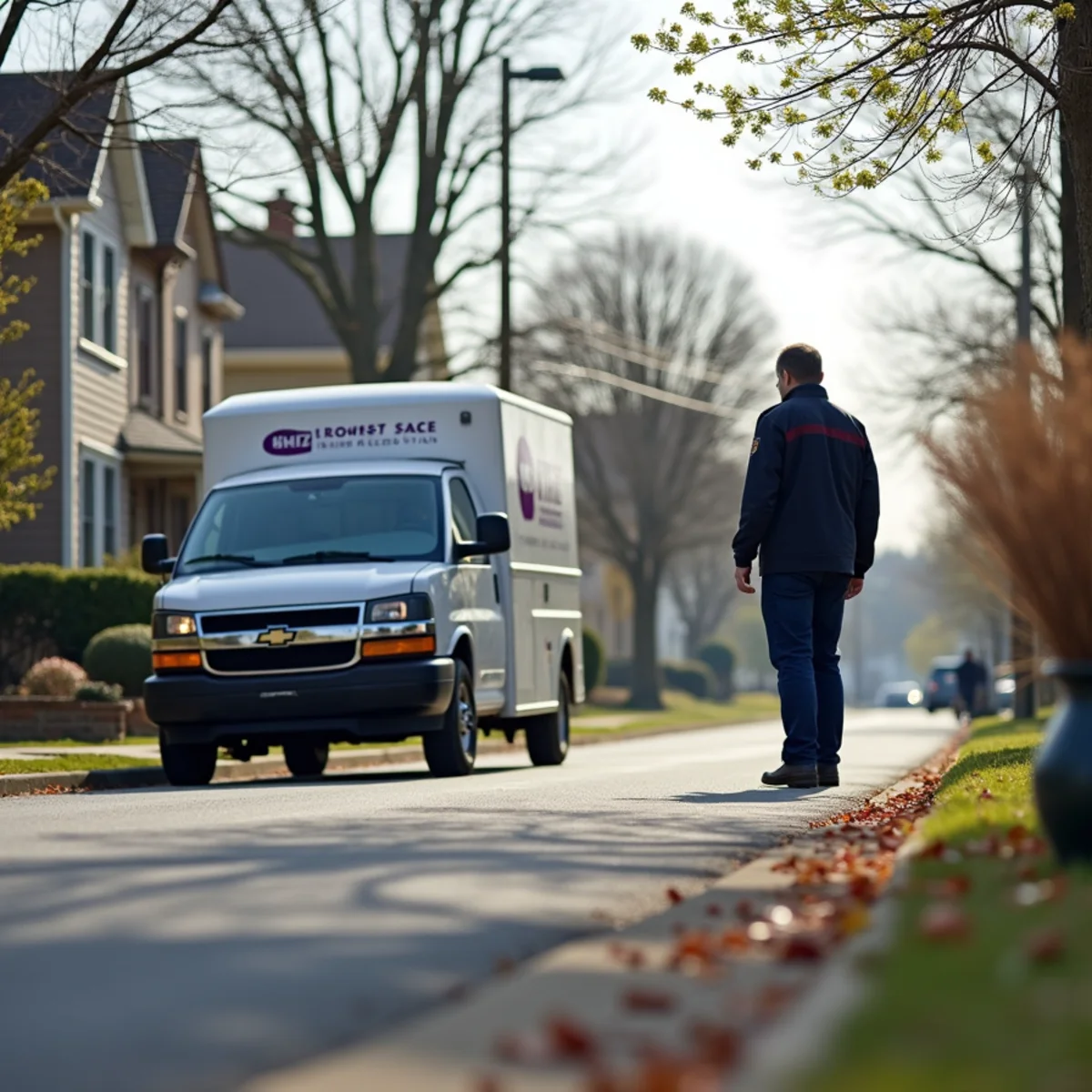 Residential street and homes in Mountville, PA served by HVAC Mount Joy PA