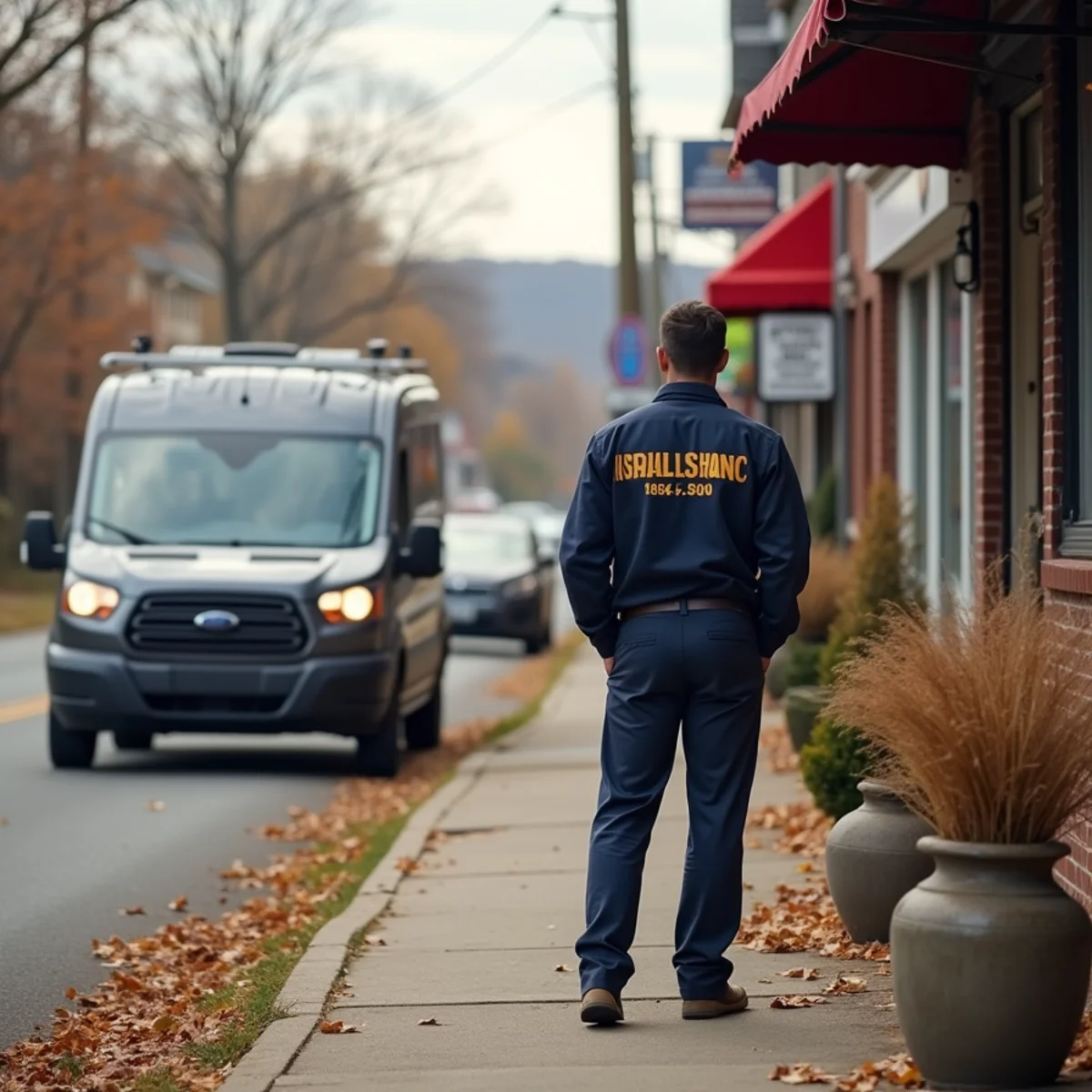 Residential street and homes in New Holland, PA served by HVAC Mount Joy PA