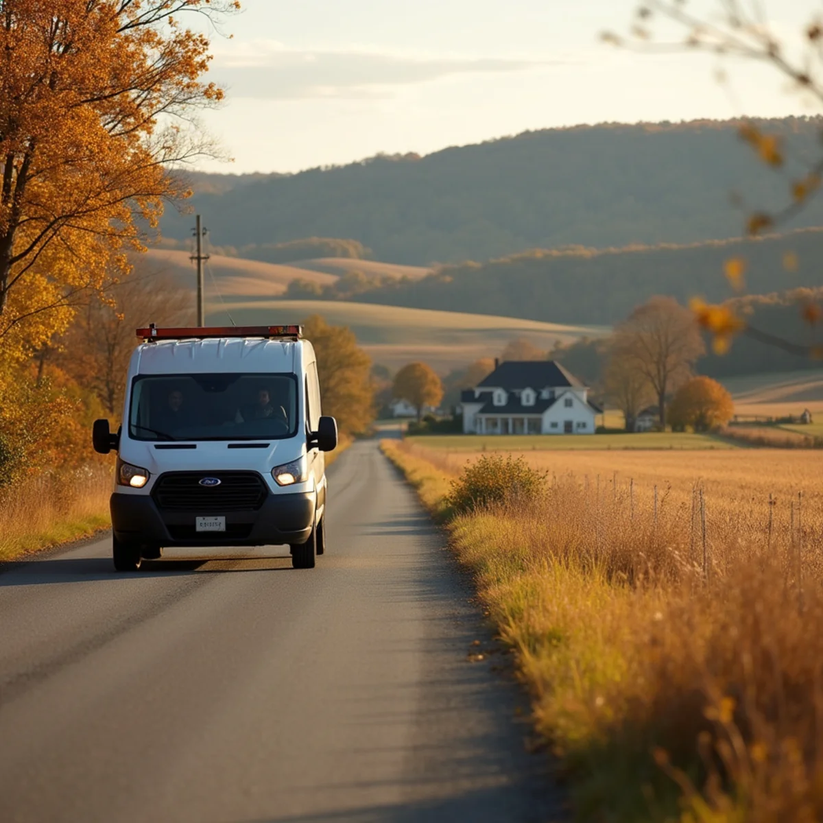 Residential street and homes in Rapho Township, PA served by HVAC Mount Joy PA
