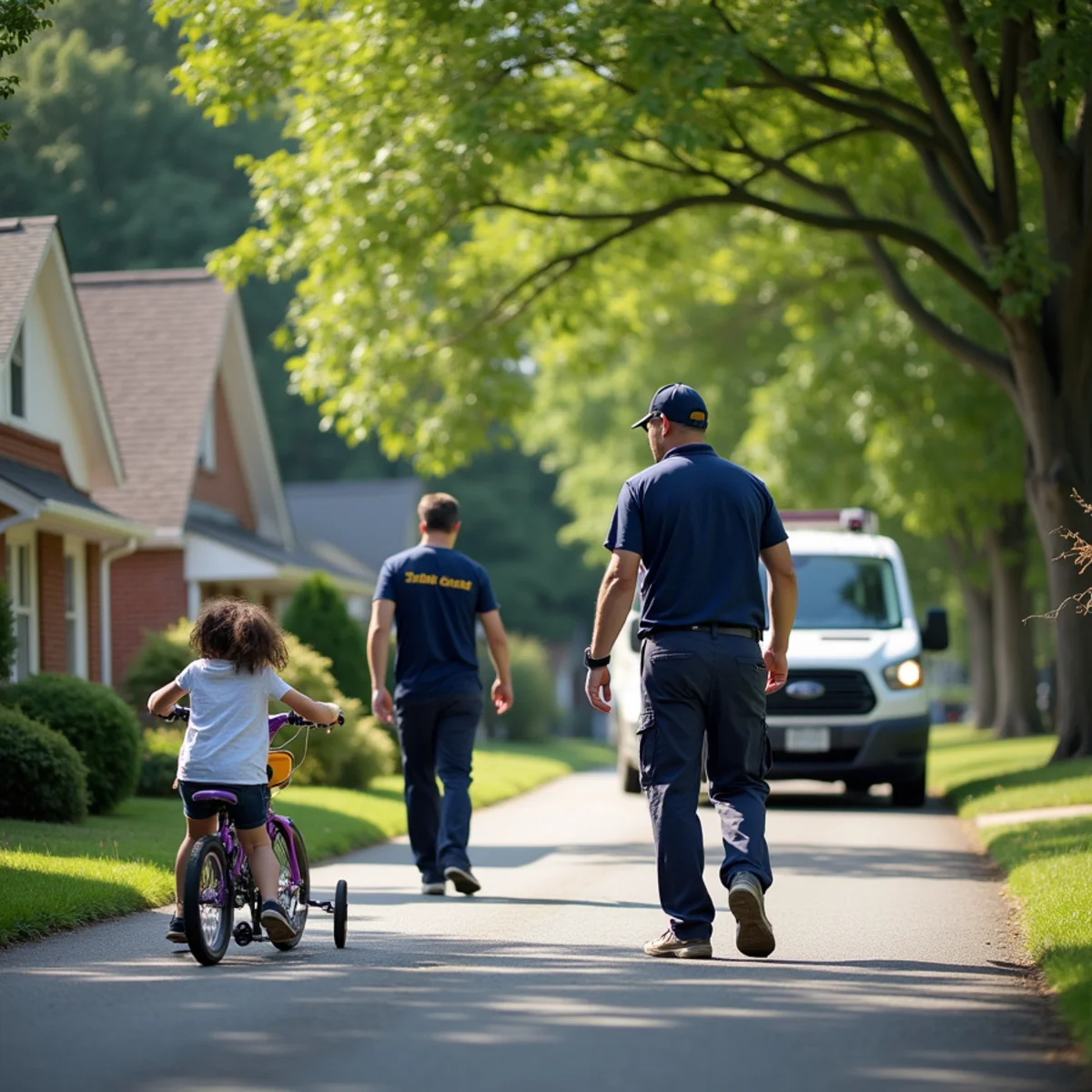 Residential street and homes in Salunga, PA served by HVAC Mount Joy PA