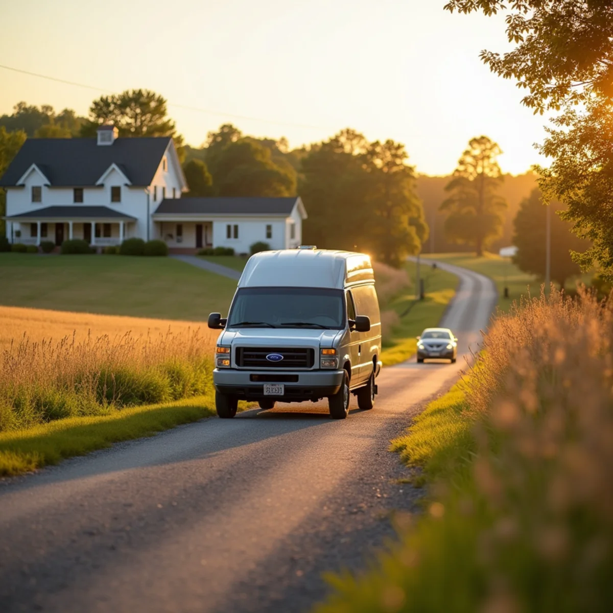 Residential street and homes in West Donegal Township, PA served by HVAC Mount Joy PA
